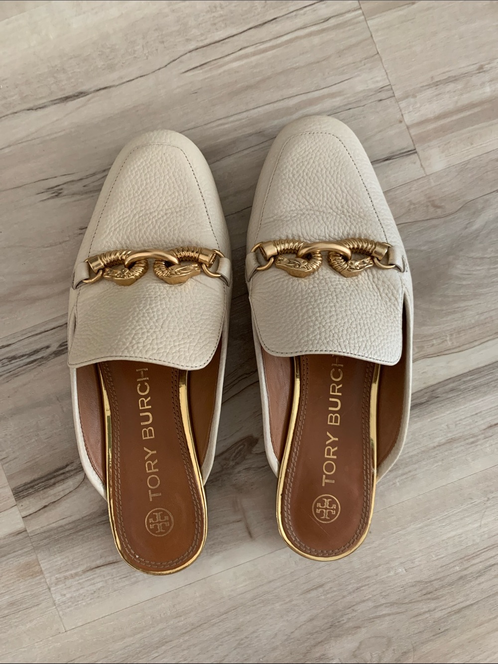 Tory Burch Jessa Leather Backless Mule Size 7 - Picture 3 of 14